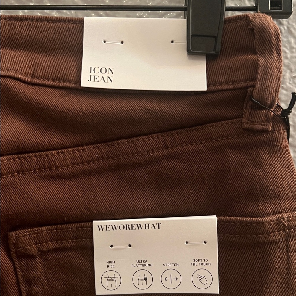 WeWoreWhat Icon Jeans in Cocoa Size 24 - Picture 9 of 10